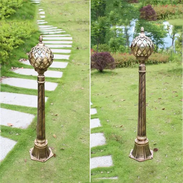 Lampe de pelouse extérieure étanche européenne couloir cour maison terrasse paysage communauté jardin Villa applique murale