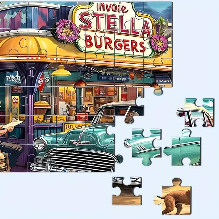 Puzzle pour adultes 500/1000/1200/2000 pièces, casse-tête stimulant avec images complexes, anti-stress, soirée de jeux en famille