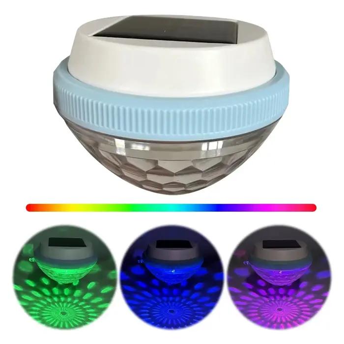 Lampe solaire flottante pour piscine, avec panneau, Rechargeable, pour l'extérieur, décoration de jardin de nuit, étanche, mur Led