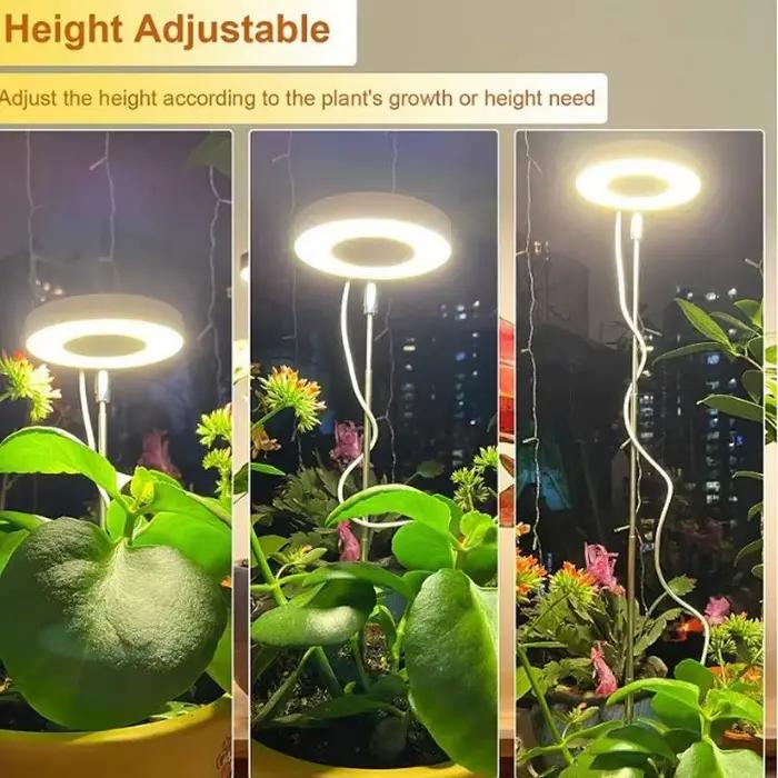 Lampes de culture pour plantes d'intérieur - Lampe LED à spectre complet pour plantes d'intérieur, idéale pour les petites plantes - Cadeau parfait et jardin