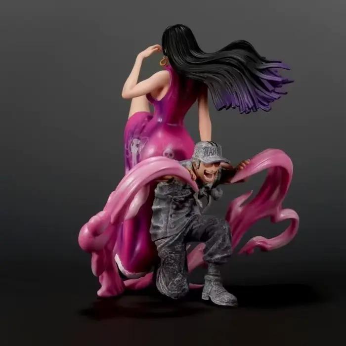 Figurine One Piece Anime Boa Hancock, figurines d'action 20 cm/7,87 pouces, statue en PVC Hancock, ornement de collection, modèle de jouets pour cadeaux