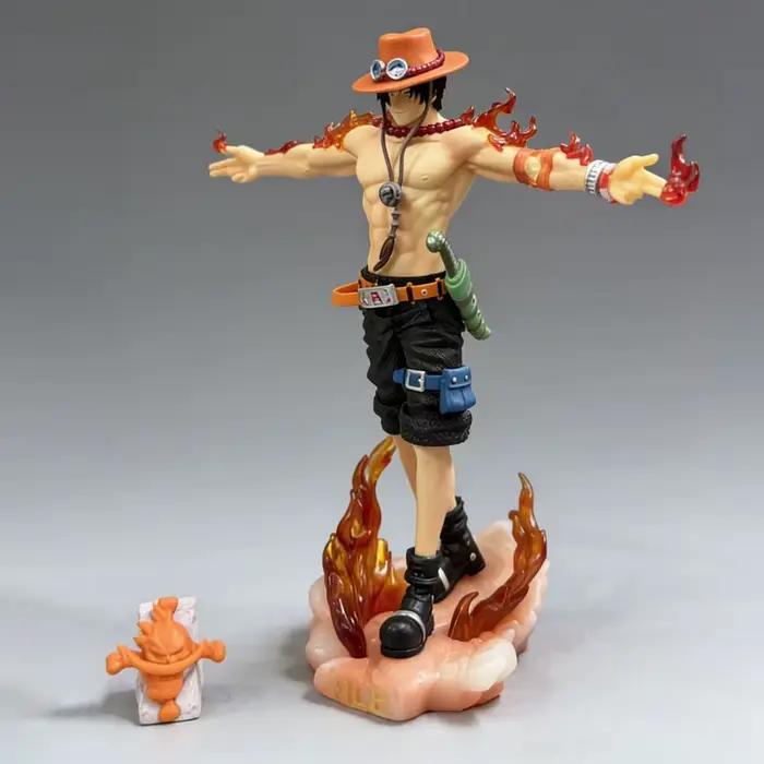 Figurine d'action One Piece Ace de 28cm, Portgas D Ace, Statue en PVC, modèle de collection, jouets pour enfants, cadeaux de noël