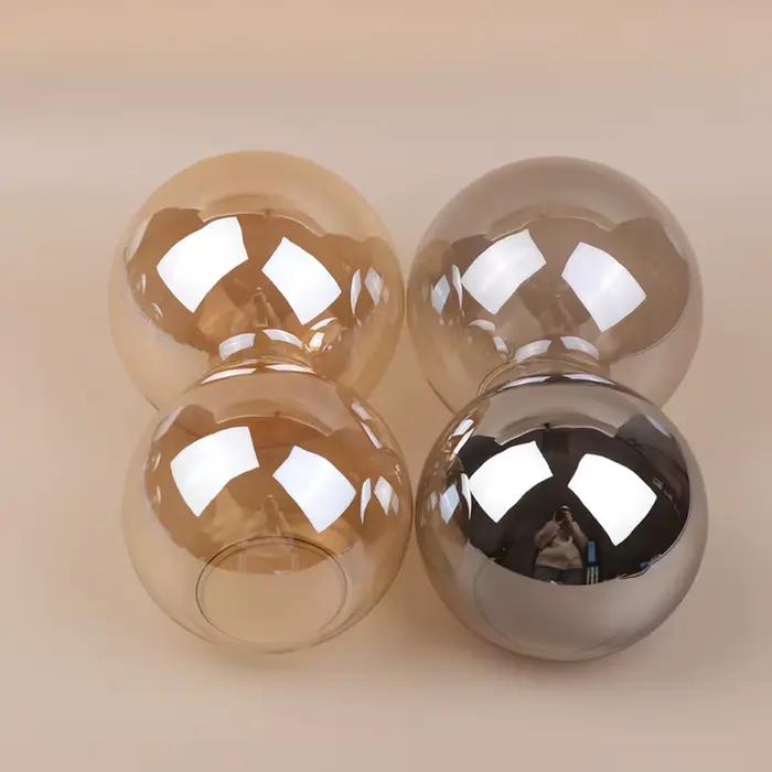 Abat-jour sphérique en verre moderne design unique pour lustre suspension DIY élégant et sophistiqué pour décoration intérieure occaions spéciales