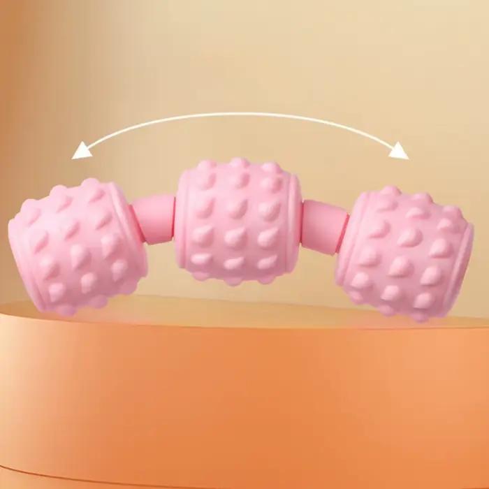 Masseur de jambes à 9 roues pour la relaxation des muscles du mollet, appareil d'embellissement des jambes, pince de massage amincissante en forme d'anneau pour les jambes, pince d'embellissement des 