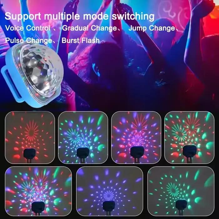 Bandeau lumineux disco portable effet scène à domicile pour divertissement à la maison soirée KTV bar festif