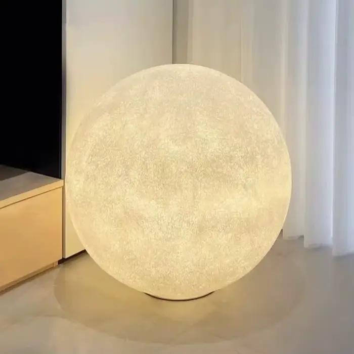 Lune lampadaire moderne LED éclairage ambiant pour étude salon chambre chaude et romantique Luna lumière