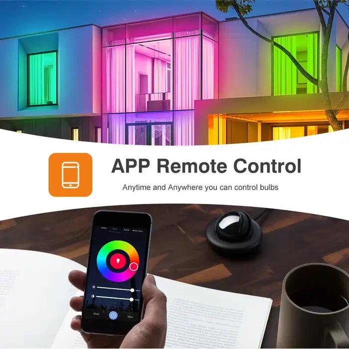 Tuya Wifi/Bluetooth ampoule intelligente Alexa lampe à LED E27 RGB ampoules intelligentes 110V 220V lampes