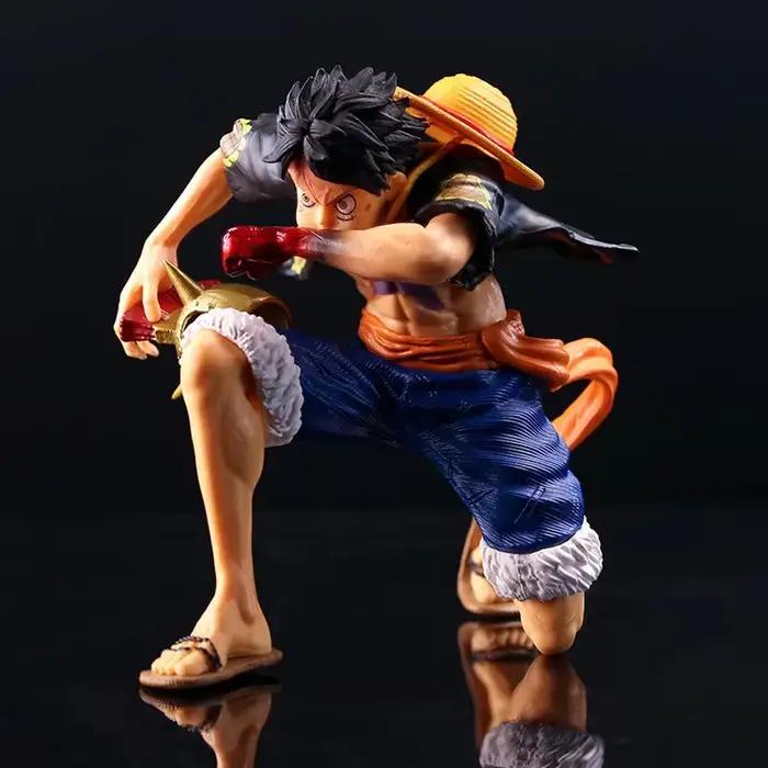 Figurine d'action Luffy One Piece Anime, modèle de collection agenouillé, jouet décoratif, cadeau d'anniversaire, figurine Anime 2026
