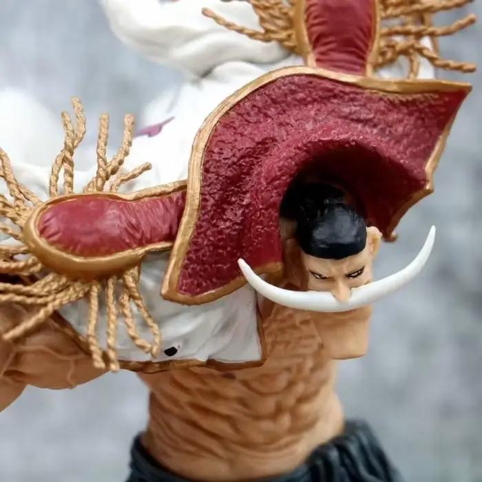 Figurine d'action une pièce, 24cm, Version Combat, Edward Newgate, barbe blanche, Figurine GK, modèle de Collection, jouet