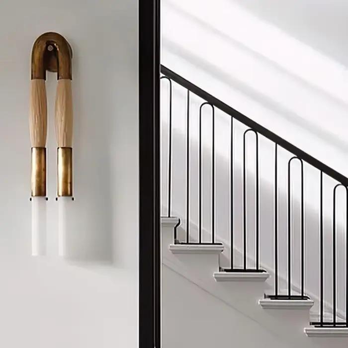 Applique Murale LED en Métal au Design Nordique Rétro