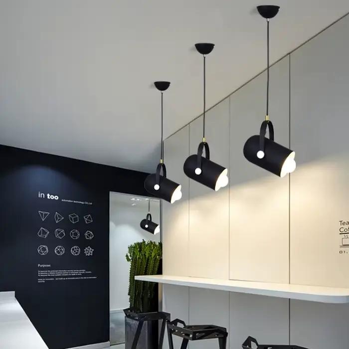 Lampes suspendues nordiques à angle réglable