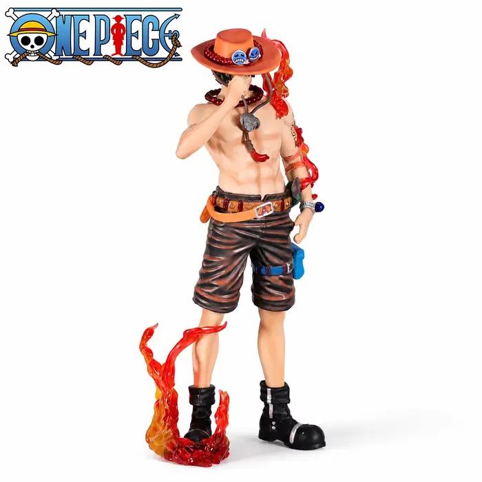 Figurine Ace, One Piece, Figurine d'anime, Marchandises d'anime, Cadeau d'anime pour l'anniversaire des amis, Statue de personnage d'anime, Ornement de bureau, Figurine de collection, Cadeau de fêtes,