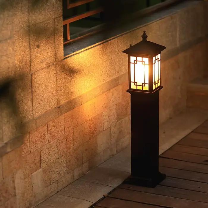 Lampe de pelouse extérieure étanche, lampe d'ingénierie de jardin domestique, villa de prairie, paysage