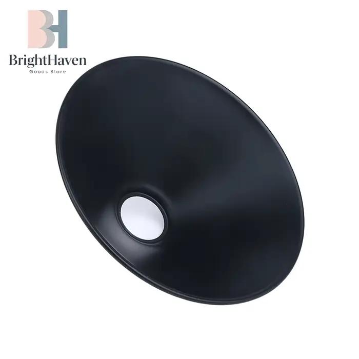 Abat-jour en fer noir style industriel rétro américain pour lampe de table applique murale lustre restaurant magasin de vêtements BH