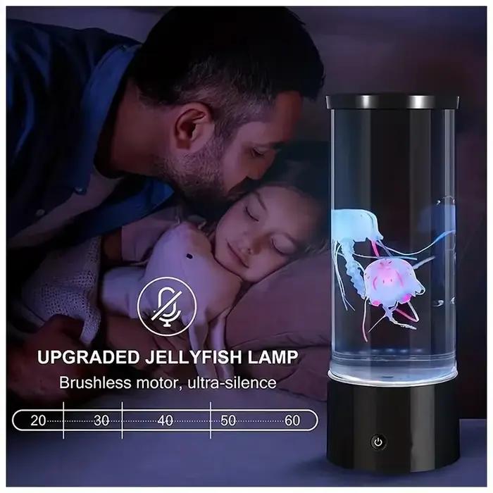 Lampe méduse LED avec télécommande