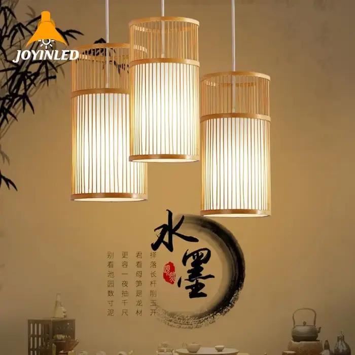 Lampe Suspendue en Bambou Faite à la Main