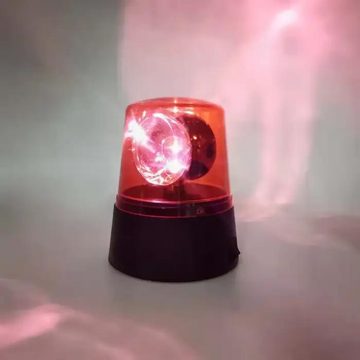 Lumière stroboscopique LED pour voiture : lampe de signalisation circulaire clignotante, alimentée par batterie, idéale pour le montage au plafond dans un camion ou un véhicule scolaire