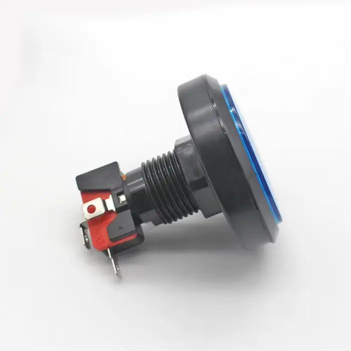 10 pièces 60 MM/nouveau 5 V lampe LED grand rond Arcade lecteur de jeu vidéo bouton poussoir Micro interrupteur pour Machines