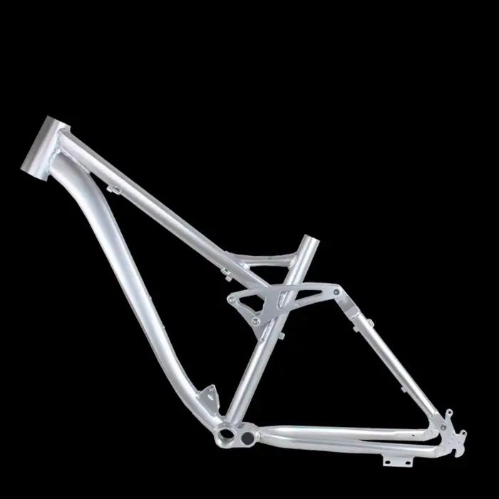 Cadre de VTT à suspension intégrale à quatre bras de 26 pouces, cadre de VTT à queue souple en alliage d'aluminium à quatre bras, amortisseur arrière en option de 1000 lb