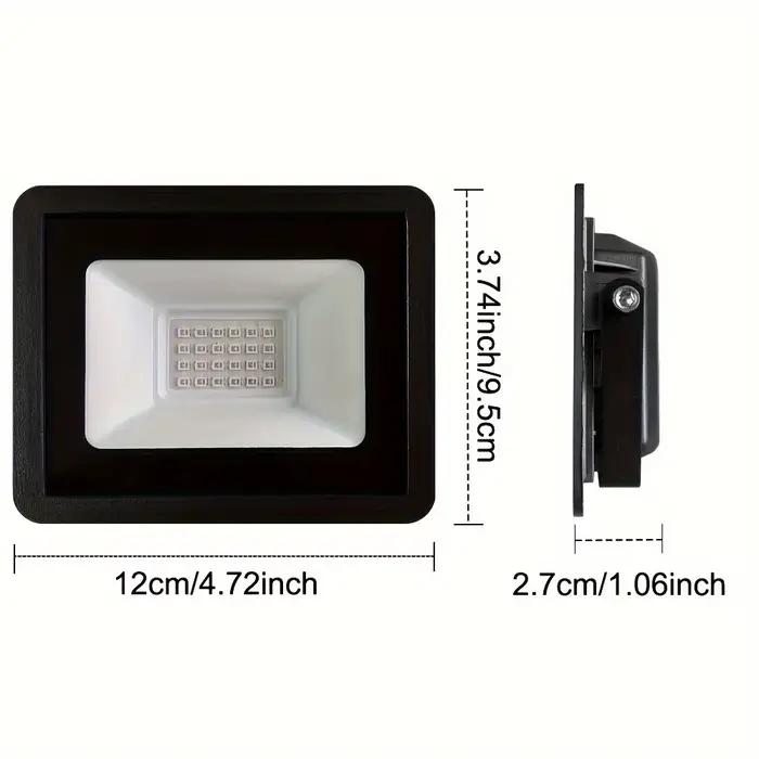 Projecteur UV LED 20W 385-400nm, lumière de scène fluorescente effet UV avec interrupteur pour fête, DJ, éclairage de Festival