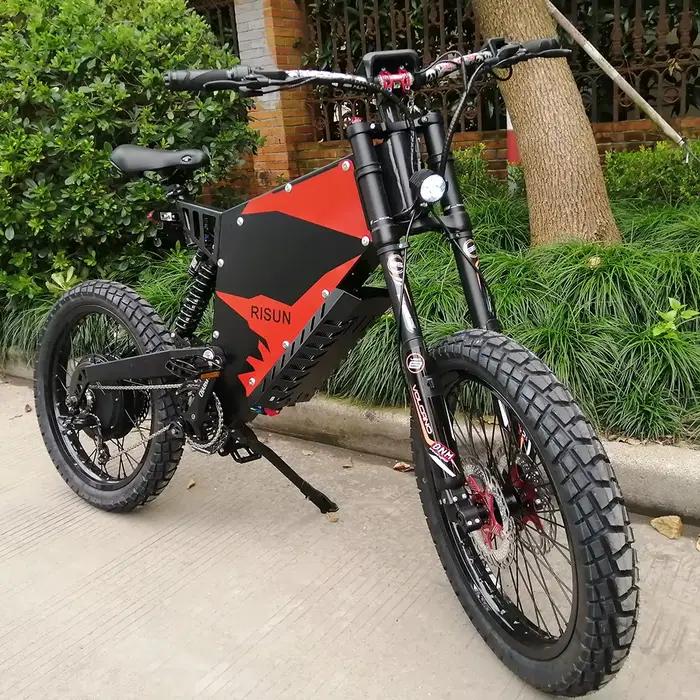 Fourche à suspension pneumatique double pour descente, axe de 203 mm (110*20 mm), frein à disque double pour VTT et Sur-ron Stealth Stealer