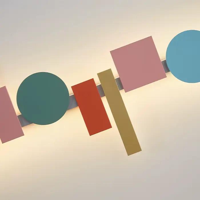 Applique murale LED colorée créative