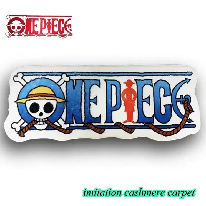 Tapis irrégulier mignon de dessin animé One Piece, décoration de maison bidimensionnelle, tapis de chevet pour chambre à coucher, accessoire d'animation, vente en gros