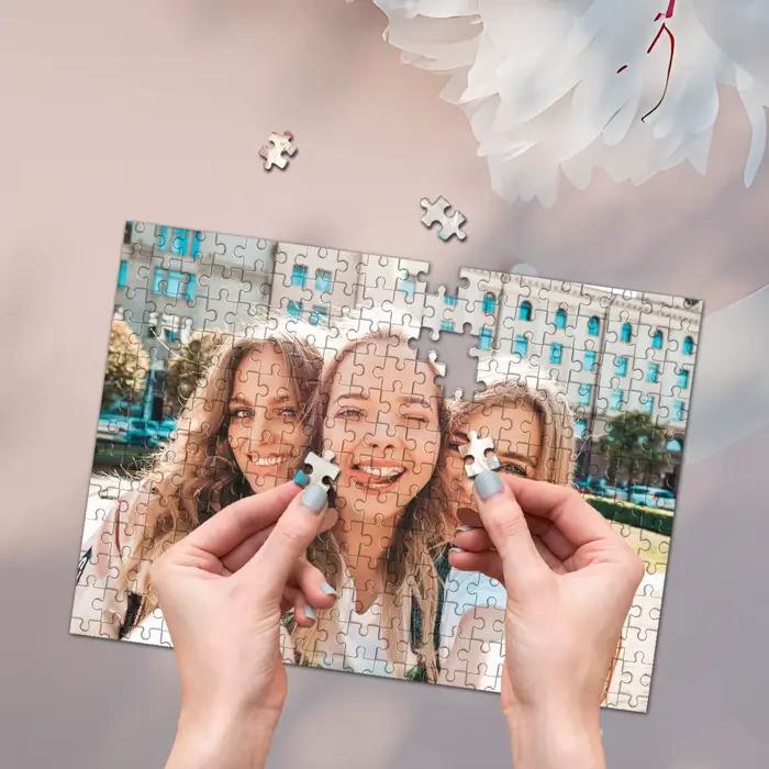 35/300/500/1000 pièces de puzzle personnalisé avec photo, puzzle en papier personnalisé pour selfie, cadeau de Noël, cadeau du Nouvel An