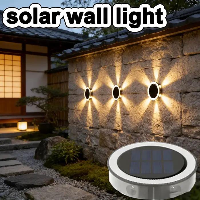 Lampe murale solaire extérieure étanche
