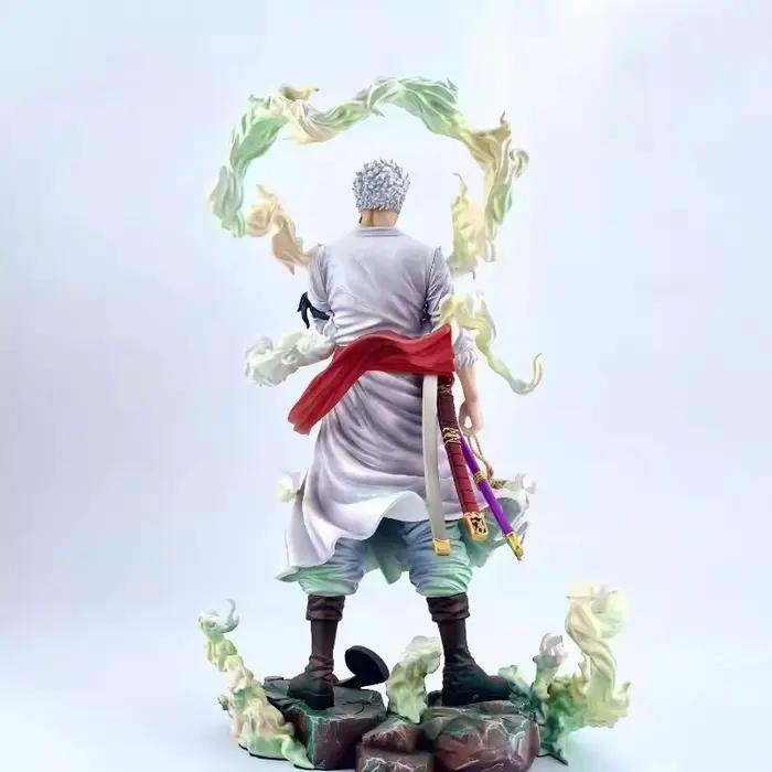 Figurine Nika Sanji One Piece GK 28 cm, sculpture à double tête, statue d'anime, ornement de bureau, cadeau pour les fans d'anime, accessoire