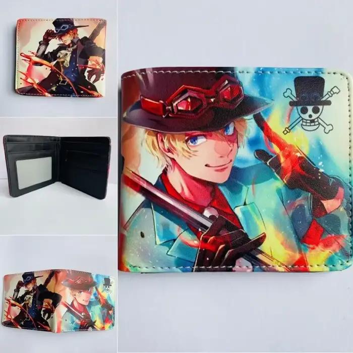 41 types une pièce Anime périphérique imprimé portefeuille à fermeture éclair dessin animé porte-monnaie court porte-carte Portable pour hommes et femmes