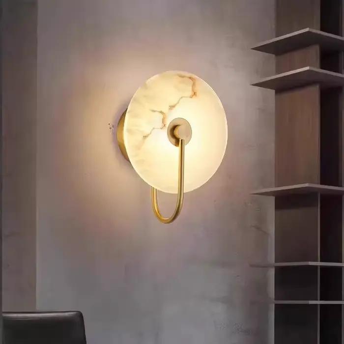 Mur LED en marbre lumières allée couloir
