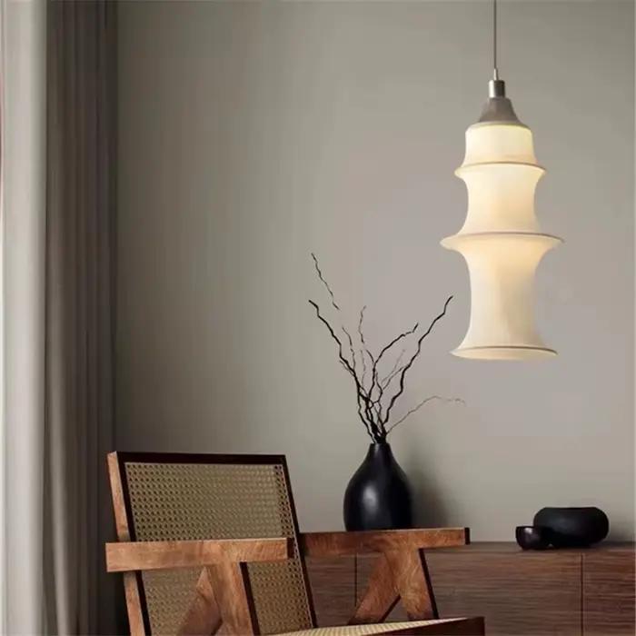 Lampe Suspendue Minimaliste en Soie