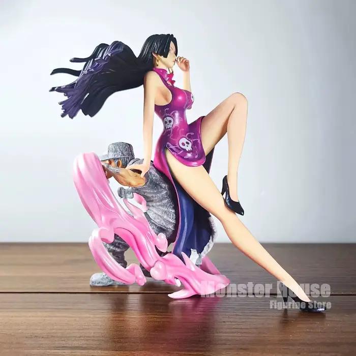 Figurine d'action Boa Hancock de l'anime ONE PIECE, 20cm/7.87in, statue en PVC, ornement de bureau, modèle de collection, jouets, cadeaux