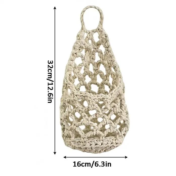 Support de plante en macramé