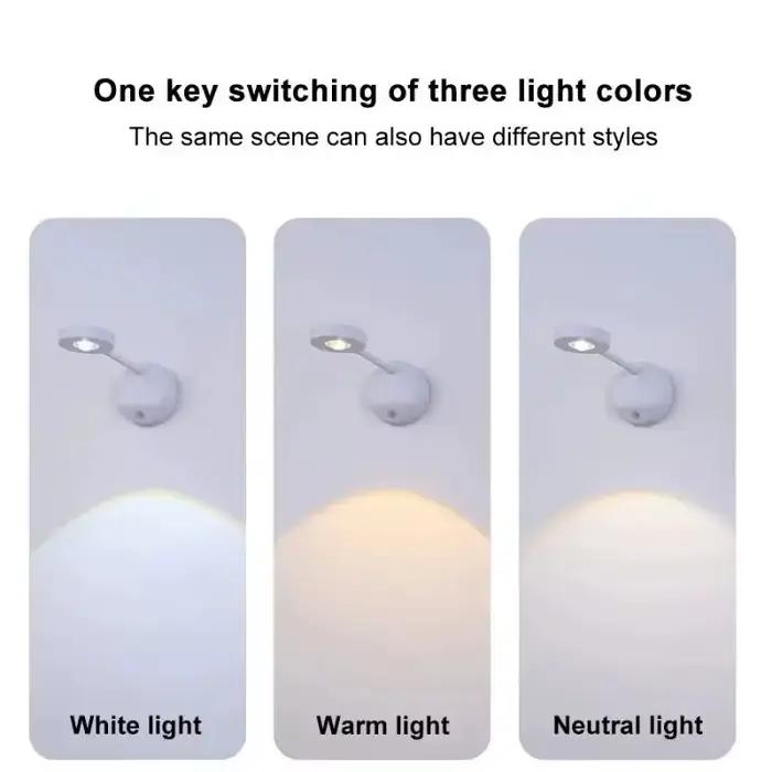 Lumière murale sans fil à détection humaine RGB, projecteur LED à intensité variable pour éclairer les œuvres d'art et les images modernes à offrir pour la décoration intérieure