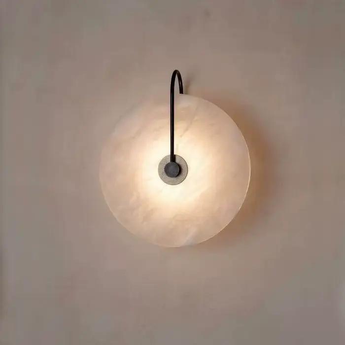 Mur LED en marbre lumières allée couloir