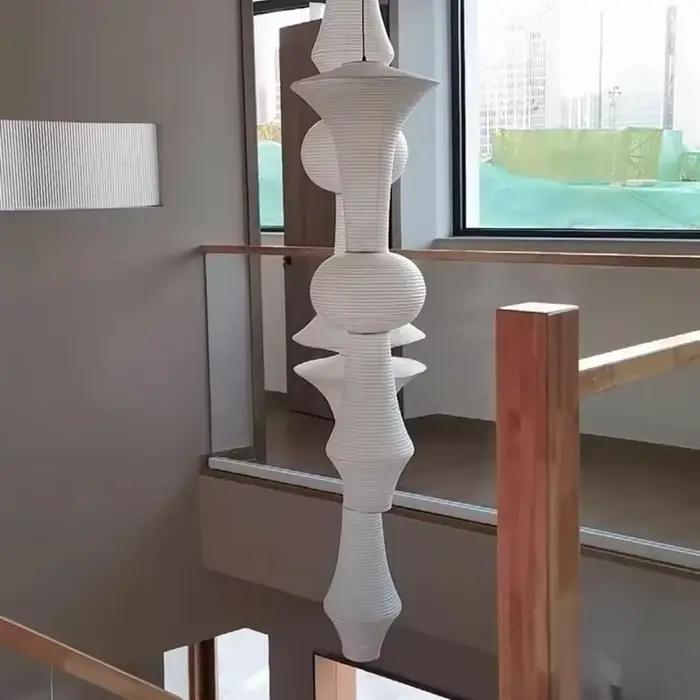 Lampe suspendue en papier de riz Akari