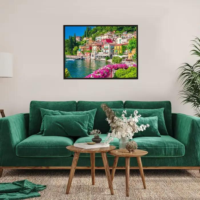 1000/500/300/120 pièces lac de Côme paysage puzzle pour adultes jeux famille amusant italie paysage puzzles jouets éducatifs