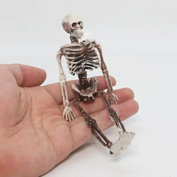 Mini squelette crâne RIP pierres tombale bricolage cimetière cercueil cimetière Halloween décoration fée jardin bureau ornements accessoires