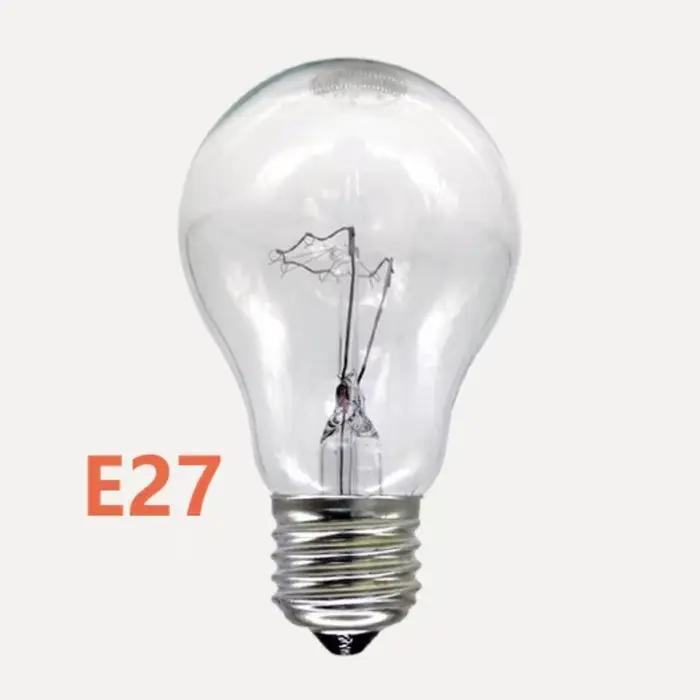 Ampoule à incandescence A55 E27 B22 220V 40W 60W 100W 95*55mm 2700K