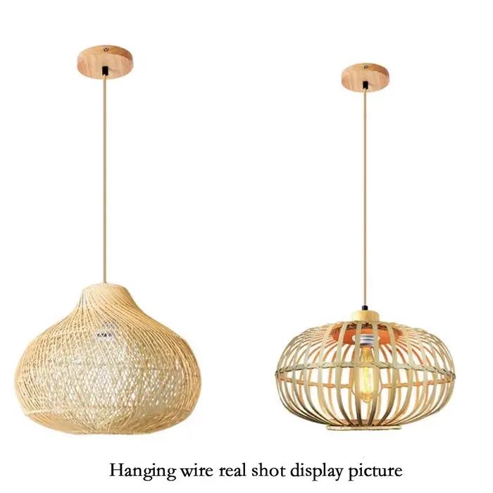 Support de lampe suspendu couleur naturelle E27