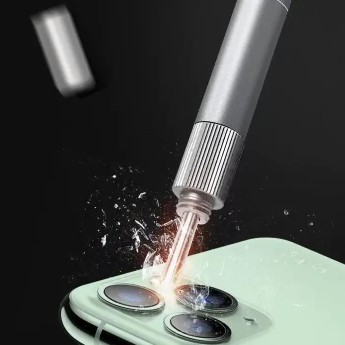 Stylo de sablage stylo de rupture de verre pour téléphone portable boîtier arrière batterie couvercle de verre disjoncteur poinçon central automatique