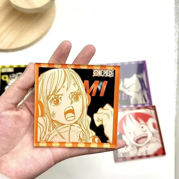 Figurines One Piece Luffy Zoro et Nami, dessin animé mignon et élégant, décoration personnalisée de grande valeur pour le salon et la chambre à coucher, cadeau