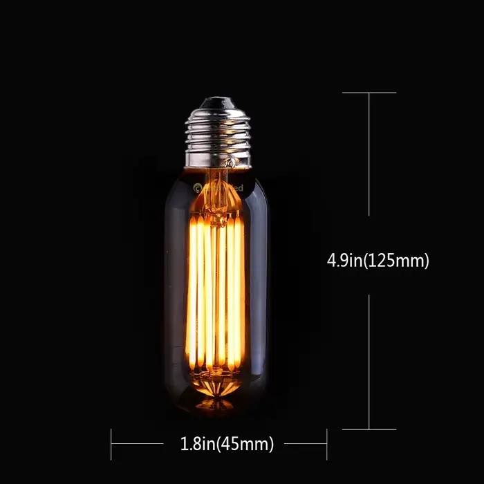 Ampoule Tubulaire à Filament Jaune Chaud pour Lustre