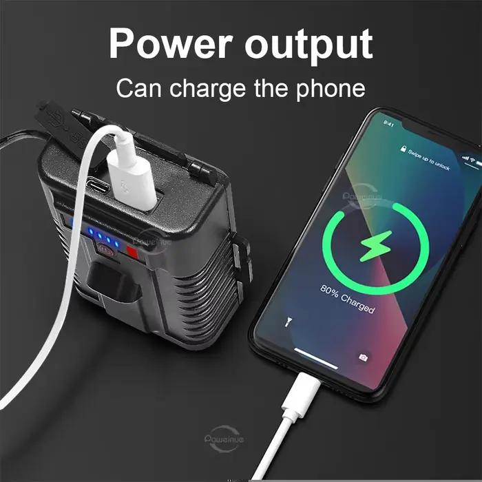 Lampe frontale LED Ultra puissante, Super lumineuse, longue portée, Rechargeable par USB, torche frontale pour la pêche et la chasse, 2025