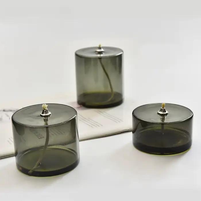 Lampe à huile en verre créative européenne