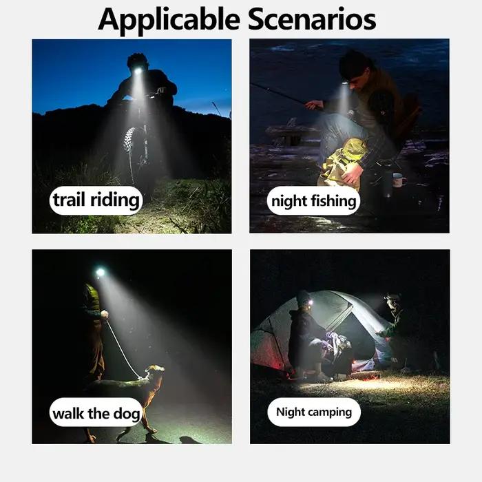 Naturehike – lampe frontale ultralégère, imperméable et résistante aux chutes, réglable, pour l'extérieur, cyclisme, pêche, course de nuit, camping