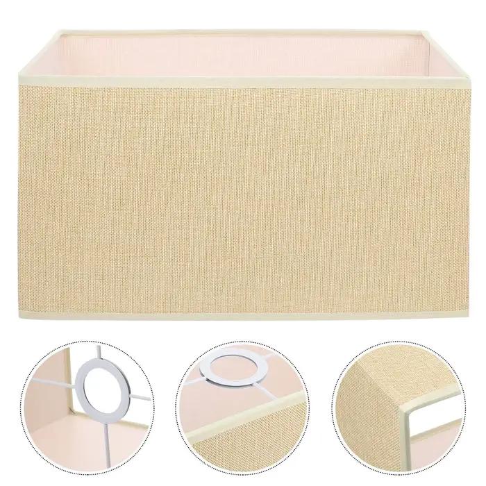 Abat-jour rectangulaire en lin