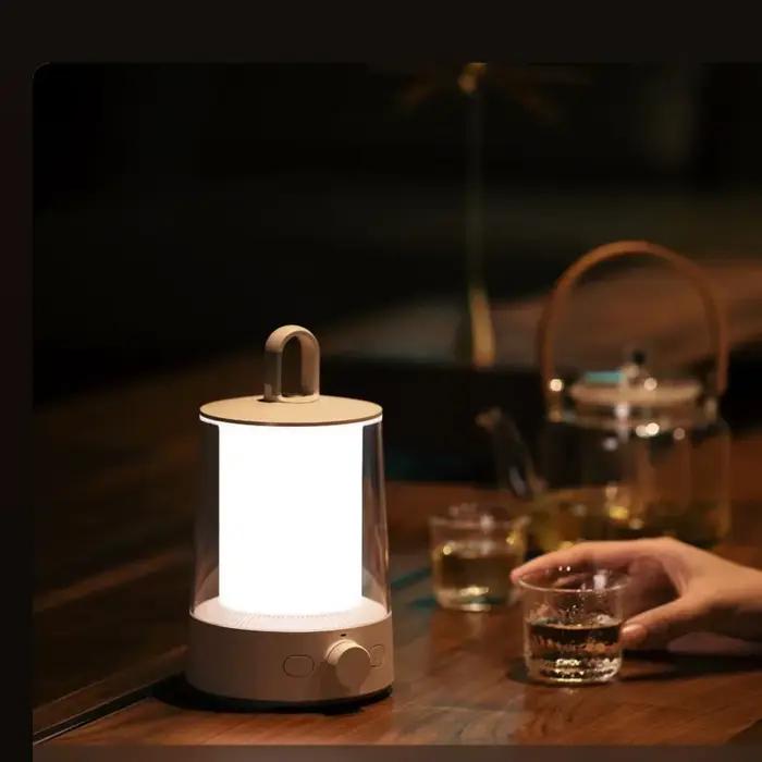 Xiaomi Mijia lampe de Camping fendue contrôle Bluetooth IP54 étanche 3 in1 lampe de Camping en plein air lampe de poche lampe d'ambiance colorée